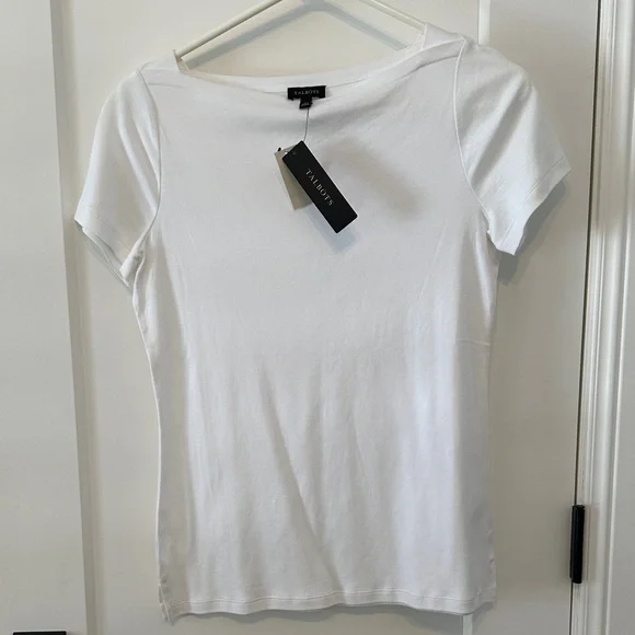 Talbots Pure White Short Sleeve Top - Picture 1 of 1
